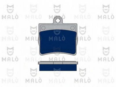 MALO 1050114 -  Комплект тормозных колодок, дисковый тормоз
