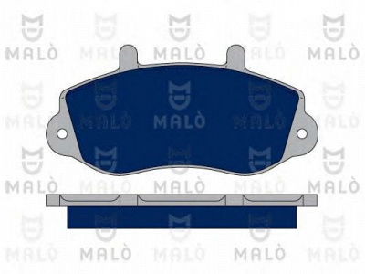 MALO 1050117 -  Комплект тормозных колодок, дисковый тормоз