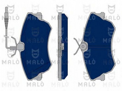 MALO 1050135 -  Комплект тормозных колодок, дисковый тормоз