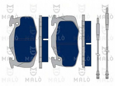 MALO 1050147 -  Комплект тормозных колодок, дисковый тормоз