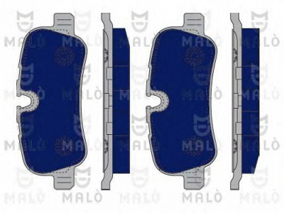 MALO 1050149 -  Комплект тормозных колодок, дисковый тормоз