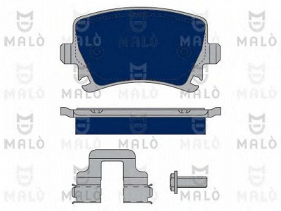 MALO 1050152 -  Комплект тормозных колодок, дисковый тормоз