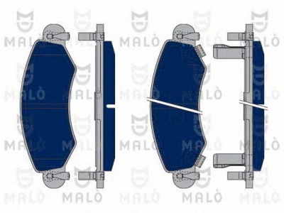 MALO 1050153 -  Комплект тормозных колодок, дисковый тормоз