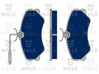 MALO 1050157 -  Комплект тормозных колодок, дисковый тормоз