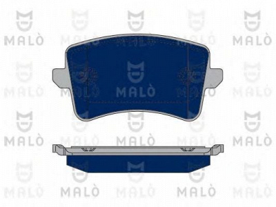 MALO 1050163 -  Комплект тормозных колодок, дисковый тормоз