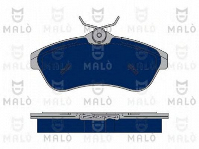MALO 1050168 -  Комплект тормозных колодок, дисковый тормоз
