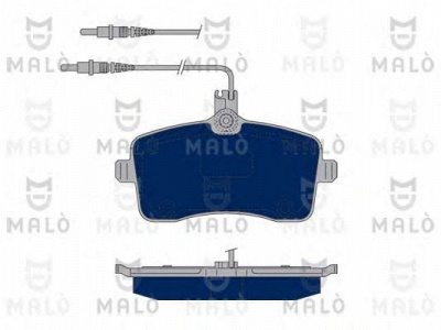 MALO 1050179 -  Комплект тормозных колодок, дисковый тормоз