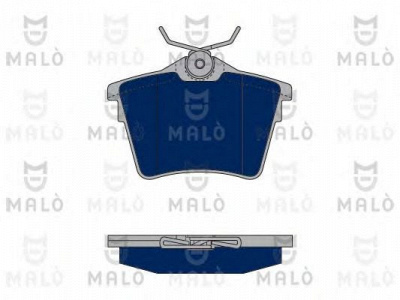 MALO 1050180 -  Комплект тормозных колодок, дисковый тормоз