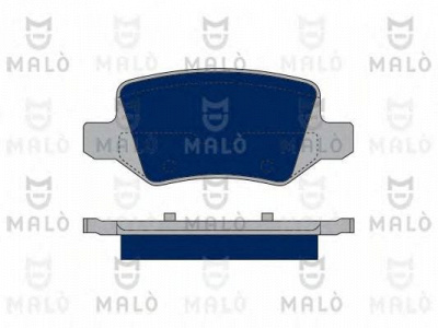 MALO 1050181 -  Комплект тормозных колодок, дисковый тормоз