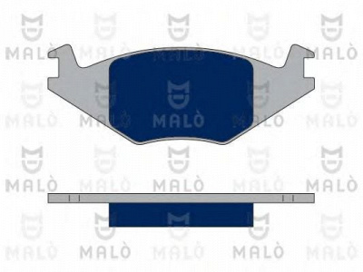 MALO 1050186 -  Комплект тормозных колодок, дисковый тормоз