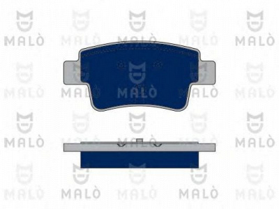 MALO 1050189 -  Комплект тормозных колодок, дисковый тормоз