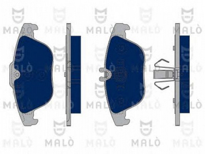 MALO 1050191 -  Комплект тормозных колодок, дисковый тормоз