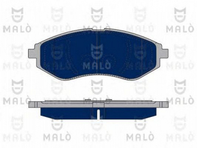 MALO 1050193 -  Комплект тормозных колодок, дисковый тормоз