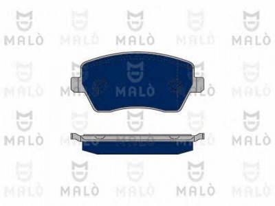 MALO 1050198 -  Комплект тормозных колодок, дисковый тормоз
