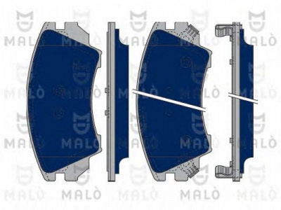 MALO 1050201 -  Комплект тормозных колодок, дисковый тормоз