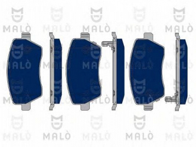 MALO 1050204 -  Комплект тормозных колодок, дисковый тормоз