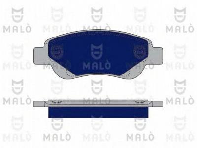 MALO 1050207 -  Комплект тормозных колодок, дисковый тормоз