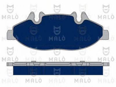 MALO 1050208 -  Комплект тормозных колодок, дисковый тормоз