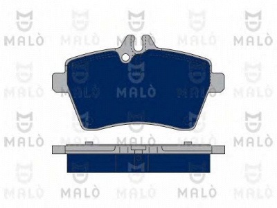 MALO 1050217 -  Комплект тормозных колодок, дисковый тормоз