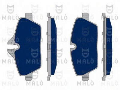 MALO 1050218 -  Комплект тормозных колодок, дисковый тормоз