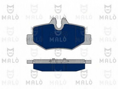 MALO 1050225 -  Комплект тормозных колодок, дисковый тормоз