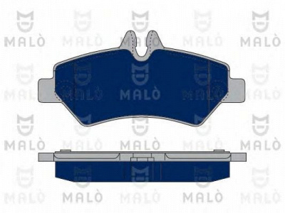 MALO 1050229 -  Комплект тормозных колодок, дисковый тормоз