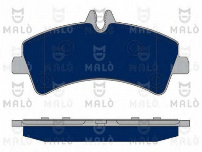 MALO 1050231 -  Комплект тормозных колодок, дисковый тормоз