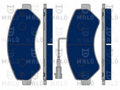 MALO 1050234 -  Комплект тормозных колодок, дисковый тормоз