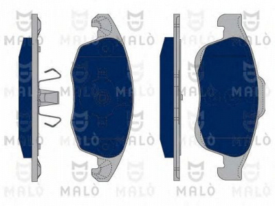 MALO 1050254 -  Комплект тормозных колодок, дисковый тормоз