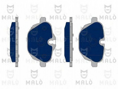 MALO 1050257 -  Комплект тормозных колодок, дисковый тормоз