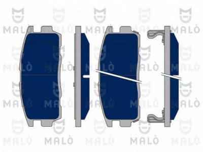 MALO 1050260 -  Комплект тормозных колодок, дисковый тормоз