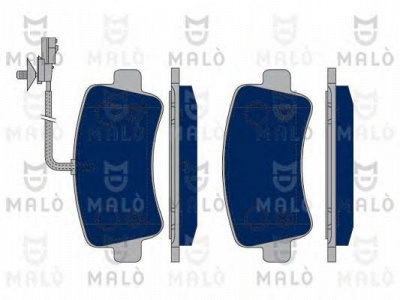 MALO 1050273 -  Комплект тормозных колодок, дисковый тормоз