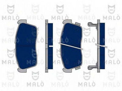 MALO 1050276 -  Комплект тормозных колодок, дисковый тормоз