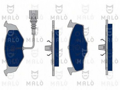 MALO 1050278 -  Комплект тормозных колодок, дисковый тормоз