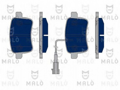 MALO 1050281 -  Комплект тормозных колодок, дисковый тормоз