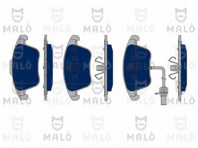 MALO 1050282 -  Комплект тормозных колодок, дисковый тормоз