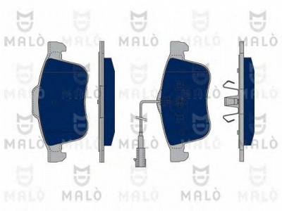 MALO 1050284 -  Комплект тормозных колодок, дисковый тормоз