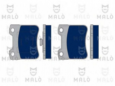 MALO 1050293 -  Комплект тормозных колодок, дисковый тормоз