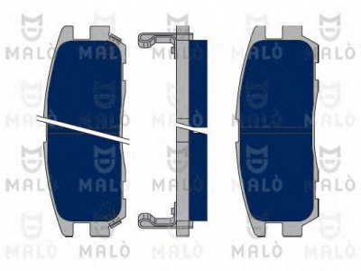 MALO 1050314 -  Комплект тормозных колодок, дисковый тормоз