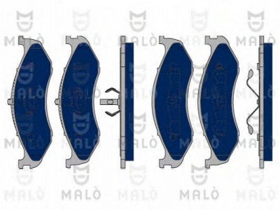 MALO 1050335 -  Комплект тормозных колодок, дисковый тормоз