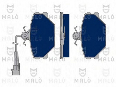 MALO 1050343 -  Комплект тормозных колодок, дисковый тормоз
