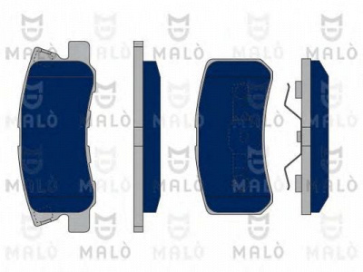 MALO 1050353 -  Комплект тормозных колодок, дисковый тормоз