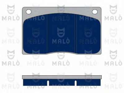 MALO 1050365 -  Комплект тормозных колодок, дисковый тормоз