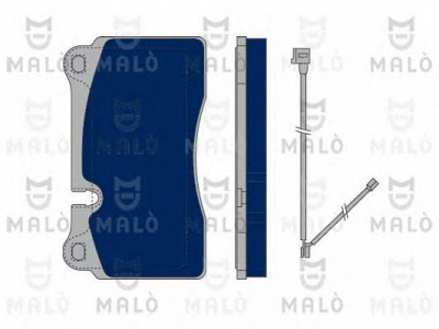 MALO 1050369 -  Комплект тормозных колодок, дисковый тормоз