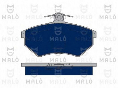 MALO 1050379 -  Комплект тормозных колодок, дисковый тормоз
