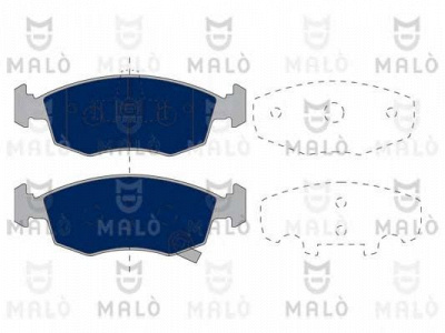 MALO 1050399 -  Комплект тормозных колодок, дисковый тормоз