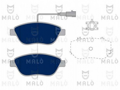 MALO 1050400 -  Комплект тормозных колодок, дисковый тормоз