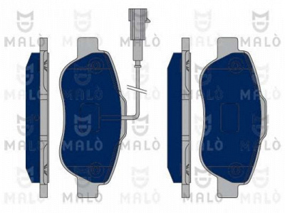 MALO 1050402 -  Комплект тормозных колодок, дисковый тормоз