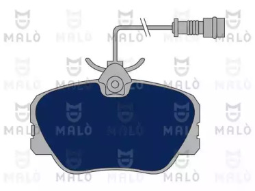 MALO 1050607 -  Комплект тормозных колодок, дисковый тормоз