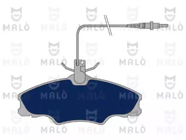 MALO 1050658 -  Комплект тормозных колодок, дисковый тормоз
